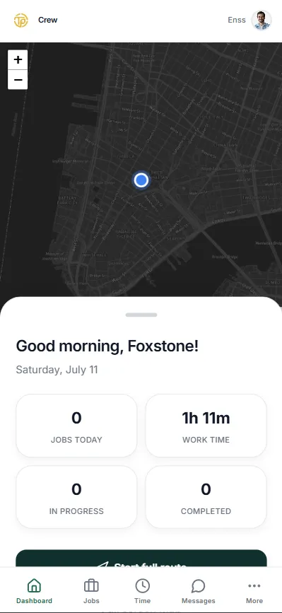 TreeOS Crew Mobile App